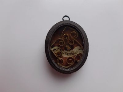 Лот: 15615110. Фото: 1. антикварный итальянский мощевик... Другое (антиквариат)