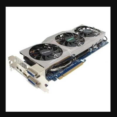 Лот: 19463049. Фото: 1. Неисправная Gigabyte 6870 WindForce... Видеокарты