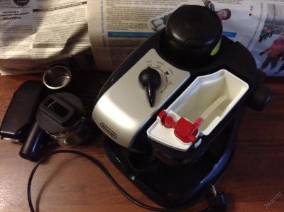 Лот: 5610209. Фото: 1. Кофеварка Delonghi EC9 с рубля... Чайники, кофемашины, кулеры
