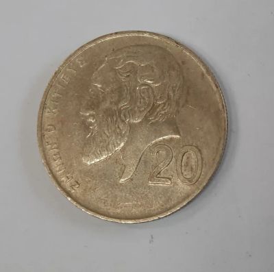 Лот: 19981100. Фото: 1. Монета Кипр 20 центов 2001г. Европа