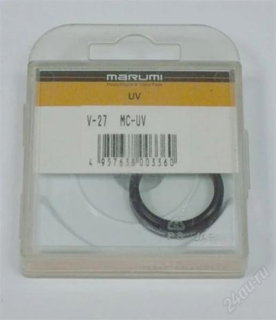 Лот: 1733087. Фото: 1. Фильтр УФ Marumi UV (MC-UV) 27мм... Светофильтры