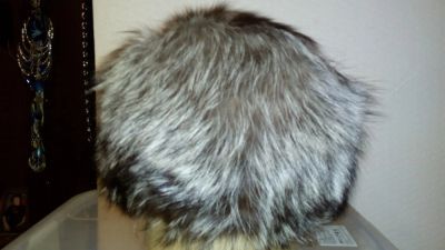 Лот: 9796134. Фото: 1. берет мех чернобурка. Головные уборы