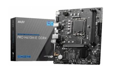 Лот: 25675931. Фото: 1. Материнская плата MSI PRO H610M-E... Материнские платы