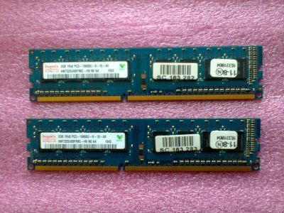 Лот: 4509705. Фото: 1. Память Hynix DDR 3 - 2 планки... Оперативная память
