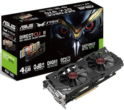 Лот: 9889891. Фото: 1. ASUS GeForce GTX 970 Strix. Видеокарты