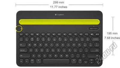 Лот: 5557414. Фото: 1. Bluetooth Multi-Device Keyboard... Клавиатуры и мыши