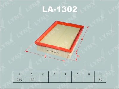 Лот: 13357002. Фото: 1. Lynx LA-1302 Воздушный фильтр. Расходные материалы