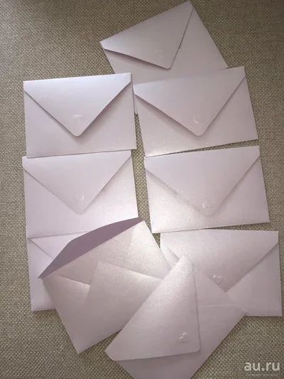 Лот: 13564905. Фото: 1. Hand made конверты из дизайнерской... Открытки, конверты