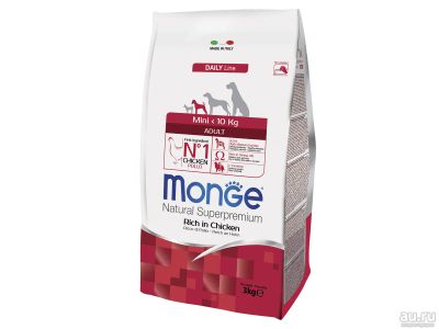 Лот: 17897674. Фото: 1. Monge (Монж) Dog Mini корм для... Корма