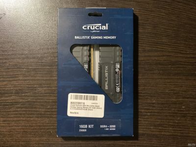 Лот: 17008433. Фото: 1. 16GB (8GBx2) DDR4 DIMM Crucial... Оперативная память