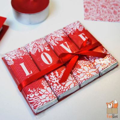 Лот: 10977607. Фото: 1. Шоколад "Love" к 14 февраля. Подарки на 14 февраля