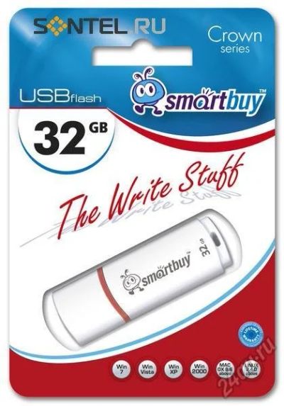 Лот: 5542171. Фото: 1. Флеш-накопитель USB2.0 32Gb SmartBuy... USB-флеш карты