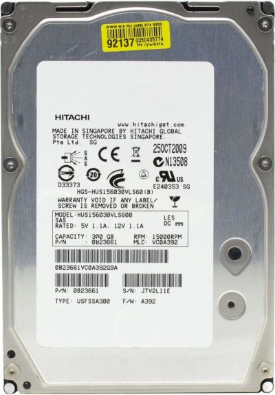 Лот: 10231976. Фото: 1. Жесткий диск HDD Hitachi Ultrastar... Жёсткие диски (HDD)