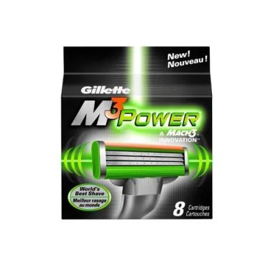 Лот: 6185055. Фото: 1. Gillette Mach3 Power, 8 шт (Франция... Другое (красота и здоровье)
