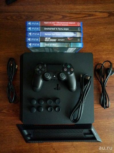 Лот: 13758995. Фото: 1. Sony PS4 Slim 1tb. Игровые приставки, консоли