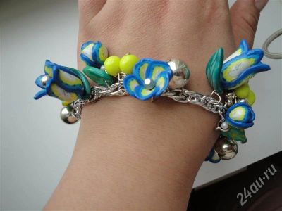 Лот: 450039. Фото: 1. Изделия из полиимерной глины браслет... Браслеты