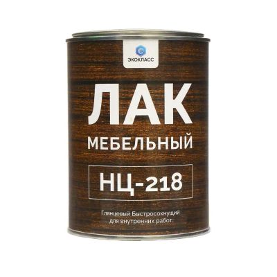 Лот: 24089721. Фото: 1. Лак Класс, НЦ-218, мебельный... Краски, лаки, растворитель