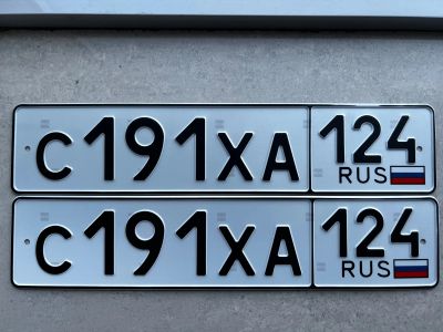 Лот: 20517858. Фото: 1. Гос номер С 191 ХА124. Госномера