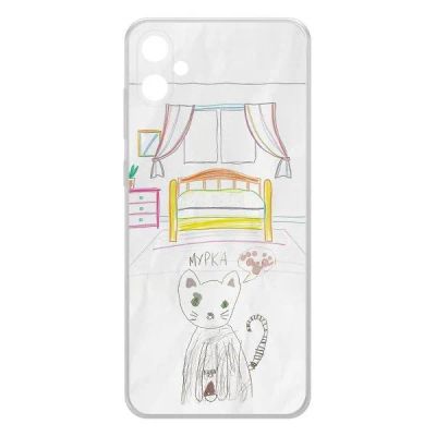 Лот: 25282615. Фото: 1. Чехол Krutoff Clear Case "Мурка... Чехлы, бамперы