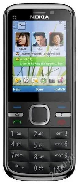 Лот: 2087804. Фото: 1. На заказ. Nokia C5-00 Black. Предоплата... Кнопочные мобильные телефоны