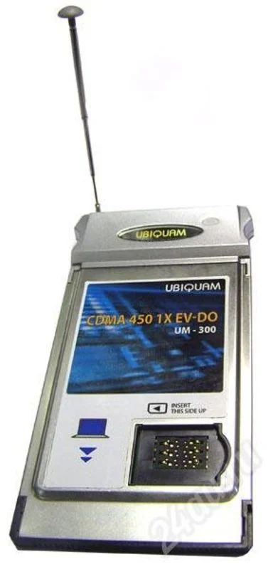 Лот: 172100. Фото: 1. CDMA 450 1X EV-DO PCMCIA модем... Проводные модемы