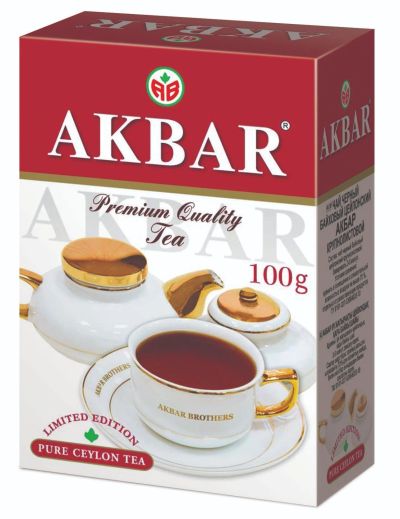 Лот: 16476982. Фото: 1. Чай Акбар (кр. лист) Красно-белый... Чай, кофе, какао