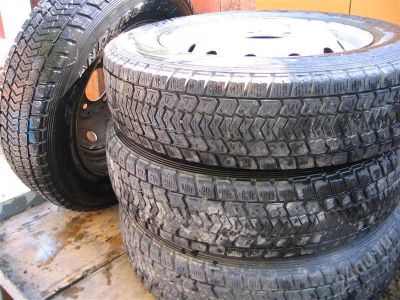 Лот: 388529. Фото: 1. 4 колеса на ниву, 175/80 r16 липучка... Шины
