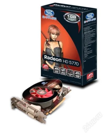 Лот: 1183723. Фото: 1. sapphire hd5770 1gb gddr5 только... Видеокарты
