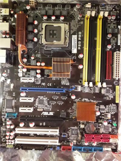 Лот: 7646312. Фото: 1. asus p5q - pro socket 775 Чипсет... Материнские платы