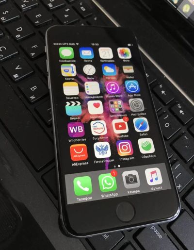 Лот: 11336450. Фото: 1. iPhone 6 128Gb / все работает. Смартфоны