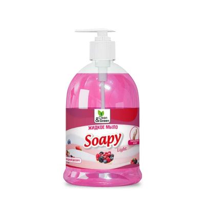Лот: 20583383. Фото: 1. Жидкое мыло "Soapy" эконом "Ягодный... Бытовая химия