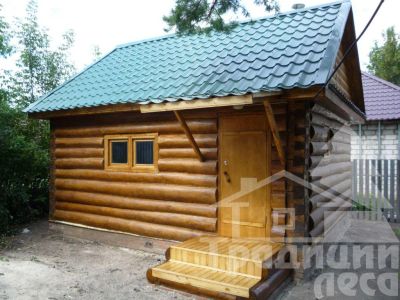 Лот: 11030887. Фото: 1. Построийка бани 6 на 6 на 18-19... Срубы, бани, дома
