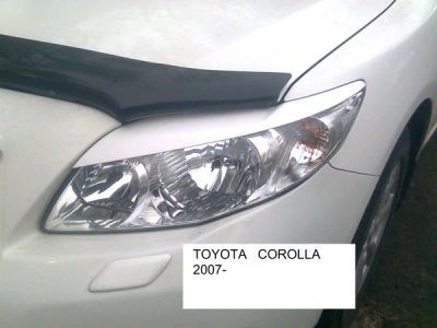 Лот: 2492591. Фото: 1. Реснички на фары Toyota Corolla... Детали тюнинга