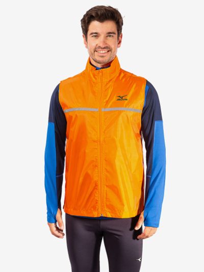 Лот: 22420421. Фото: 1. Беговой жилет Mizuno, Оранжевый. Другое (спортивная одежда)