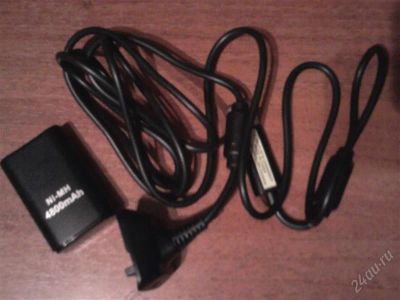 Лот: 807296. Фото: 1. акум на xbox 360 4800Mah черный. Запчасти для игровых приставок, консолей