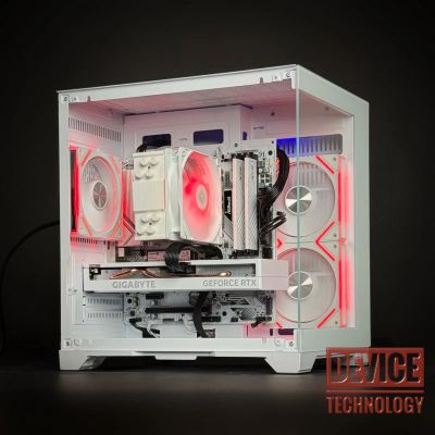 Лот: 24563972. Фото: 1. White PC NEW: Ryzen 7 5700X/ RTX... Компьютеры в сборе