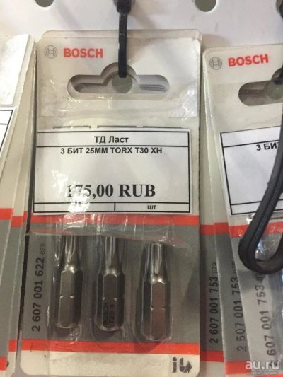 Лот: 9201795. Фото: 1. Биты TORX T30 XH 25мм Bosch (4... Расходные материалы, сменные насадки