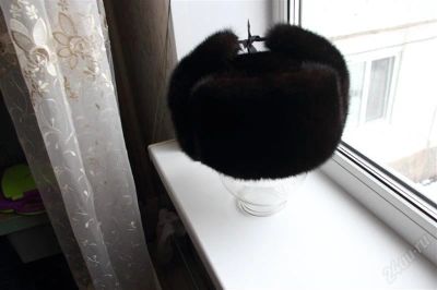 Лот: 1331242. Фото: 1. Шапка-ушанка норковая. Головные уборы