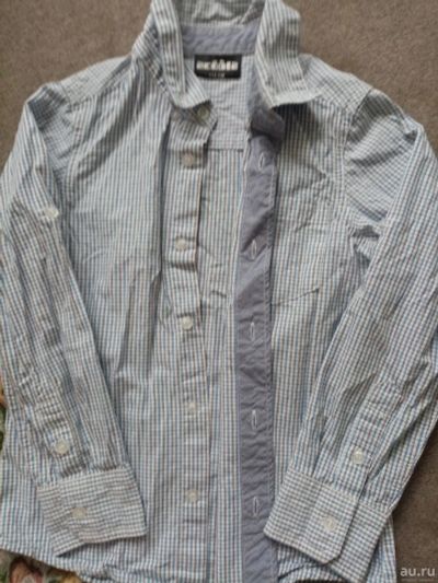 Лот: 17676099. Фото: 1. Рубашка клетка. Рубашки, блузки, водолазки