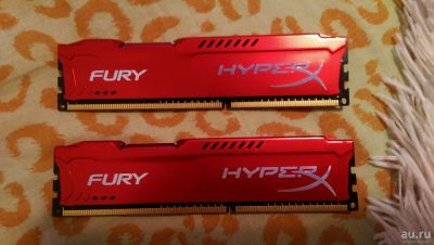 Лот: 13485726. Фото: 1. DDR3 8Gb HyperX 1866Mhz (2 по... Оперативная память