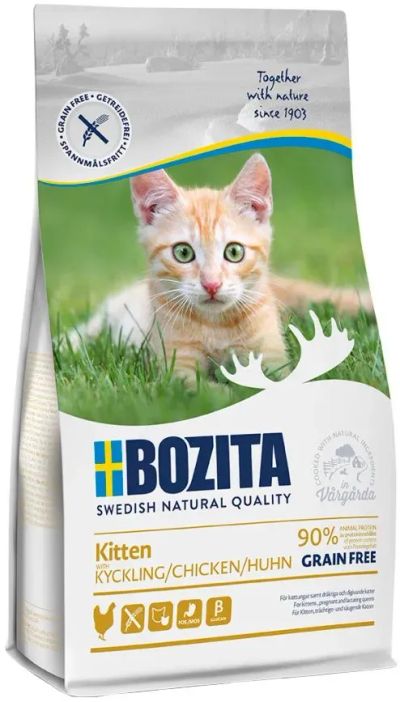 Лот: 19698906. Фото: 1. Сухой корм Bozita Kitten Grain... Корма