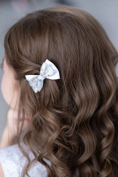 Лот: 25378913. Фото: 1. Заколка бантик. Заколки, вееры, расчёски
