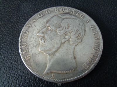 Лот: 23539694. Фото: 1. Монета два Талера серебро 1855г. Германия и Австрия
