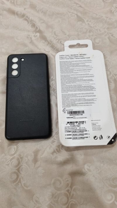Лот: 17213384. Фото: 1. Чехол Leather cover Galaxy s21. Чехлы, бамперы