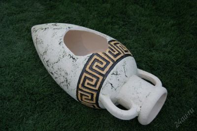 Лот: 5812244. Фото: 1. Садовая фигура "Амфора острая... Всё для ландшафта