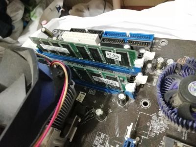 Лот: 14499442. Фото: 1. Материнская плата + athlon3000... Материнские платы
