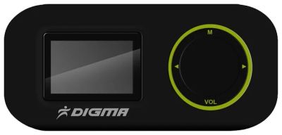 Лот: 5290001. Фото: 1. MP3-плеер Digma R1 black 4Gb. Плееры