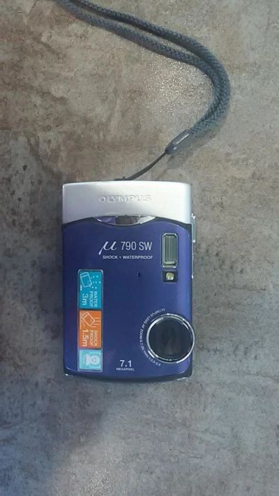 Лот: 8497566. Фото: 1. Фотоаппарат Olympus Mju 790 SW. Цифровые компактные