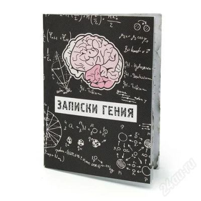 Лот: 2443260. Фото: 1. Блокнот "Записки гения". Записные книжки, ежедневники, блокноты