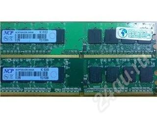 Лот: 477481. Фото: 1. Память NCP DDR2 512Mb PC5300 667Mhz... Оперативная память